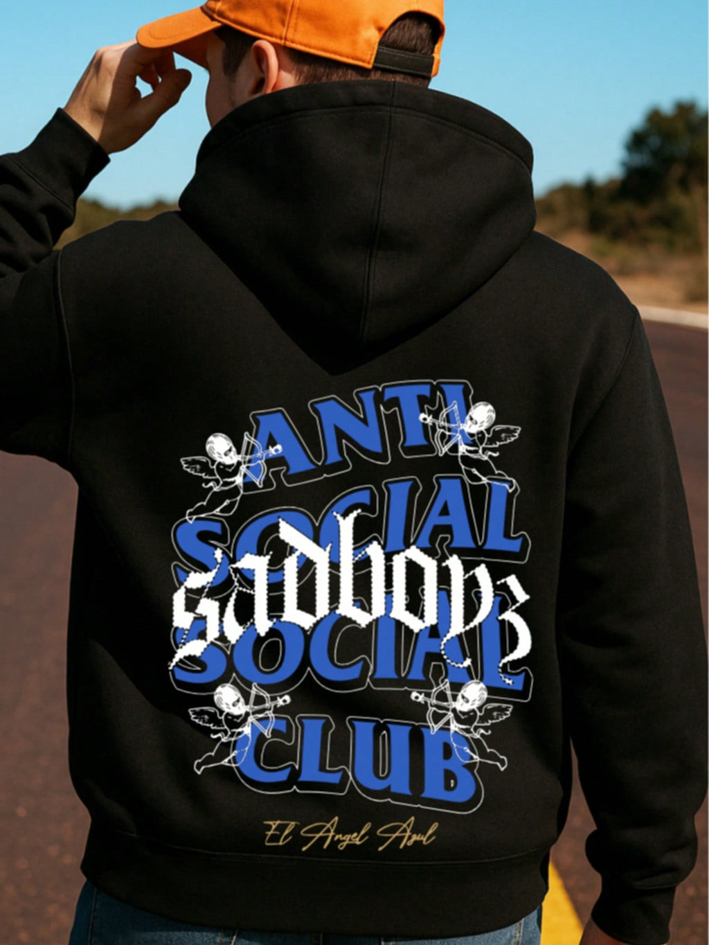 Hombre003-1 Sudadera con capucha para hombre