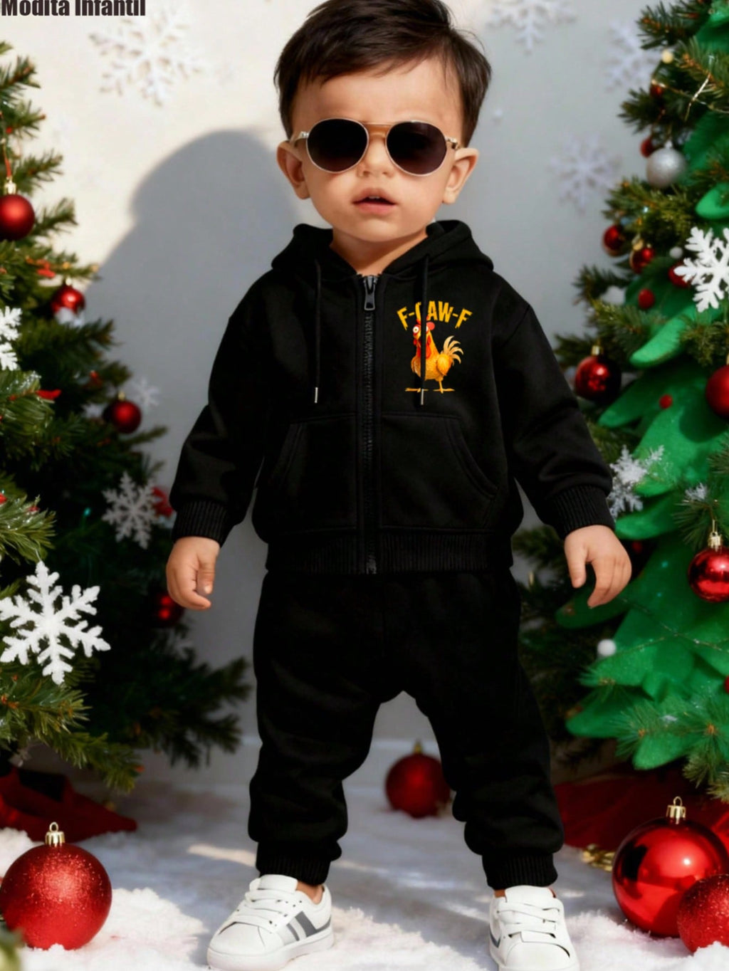 KID010 Hombre008 Conjunto con capucha para hombre