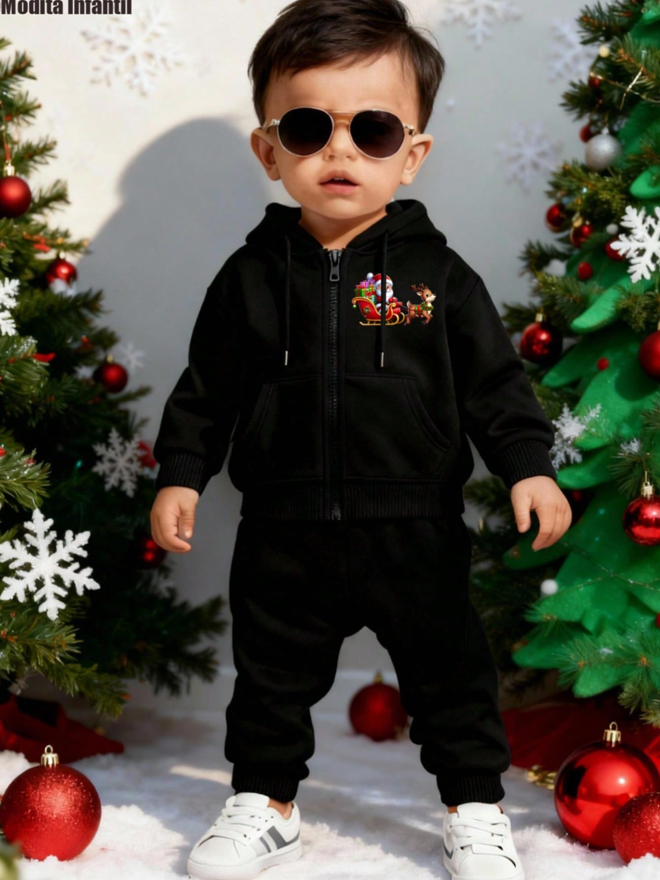 KID010 Hombre008 Conjunto con capucha para hombre