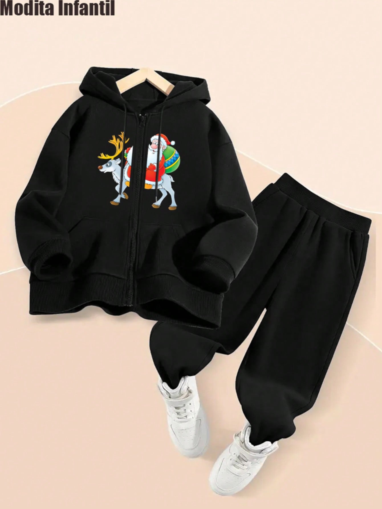 KID010 Hombre008 Conjunto con capucha para hombre